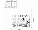 Believe There Is Quotes Wall  Art Stickers